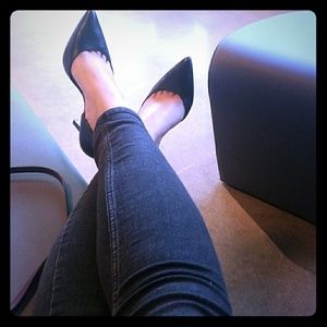 Black heels